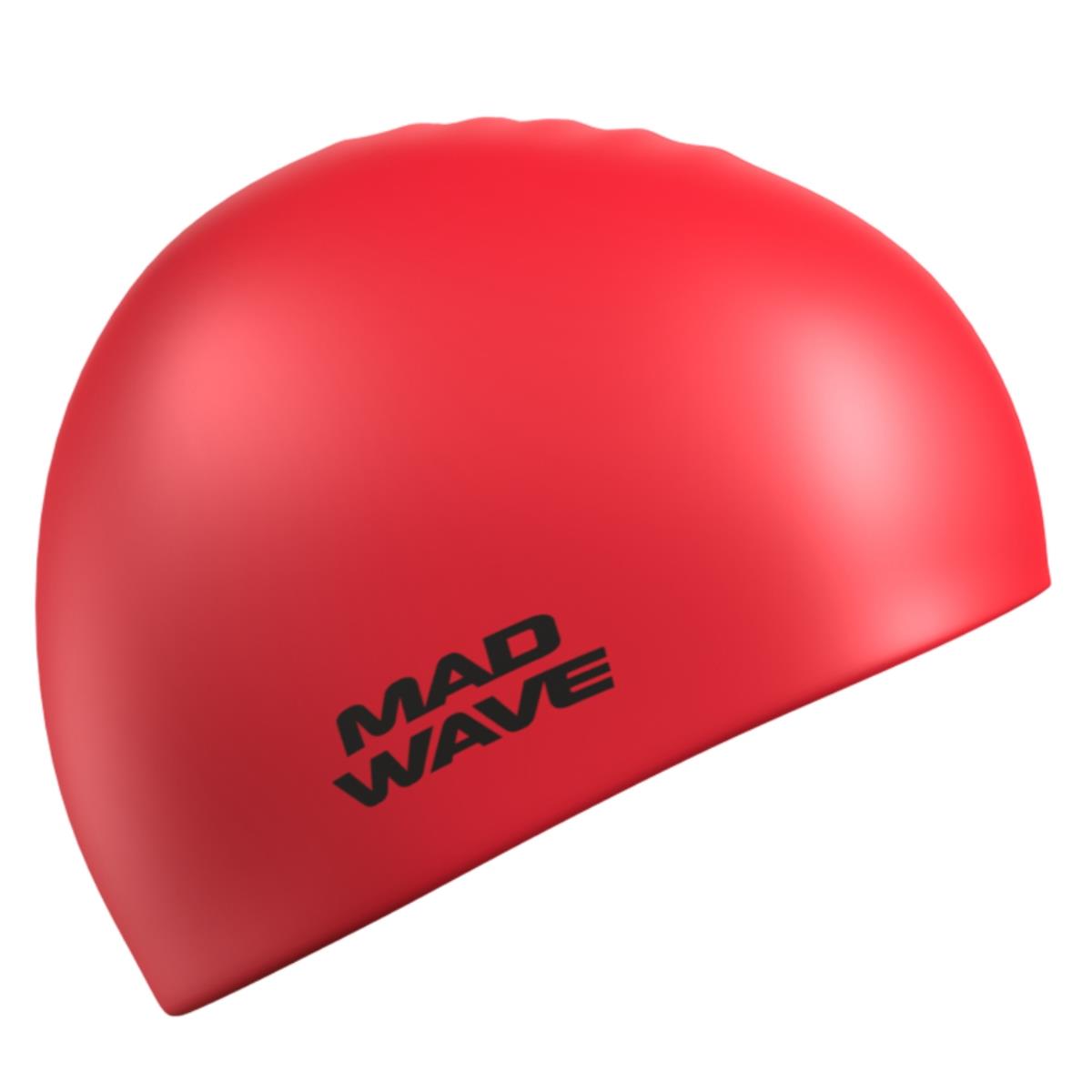 Mad Wave Intensive Big Swim Cap - Red-596038