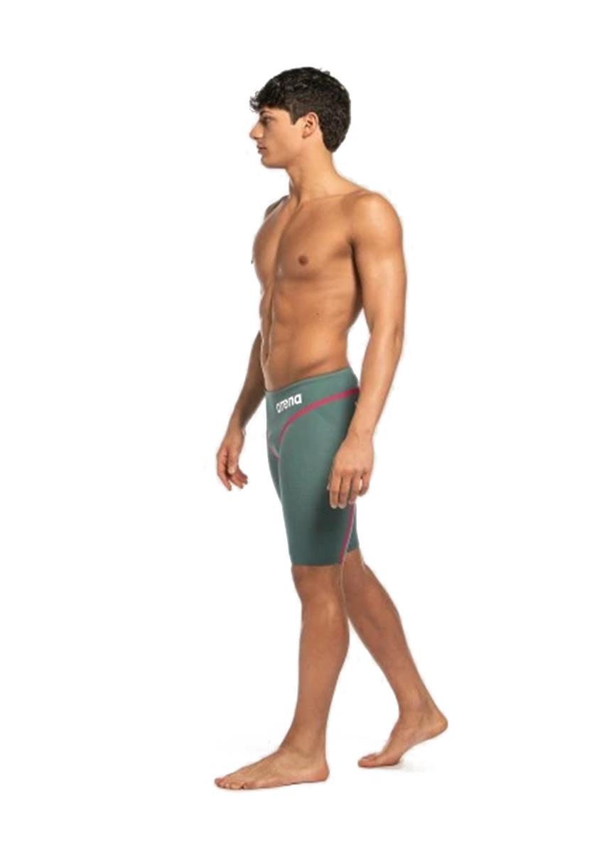 Arena Powerskin Carbon Core FX Jammer - Olive / White-596243