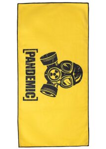Mad Wave Pandemic Large Microfiber Towel - Yellow