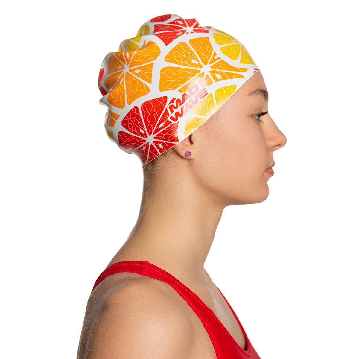 Mad Wave Citrus Swim Cap-596157