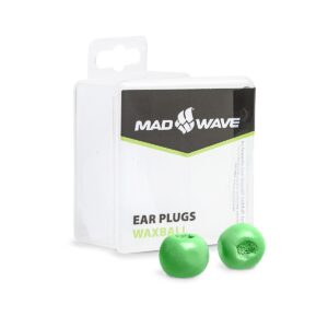 Mad Wave Waxball Ear Plugs - Green-0