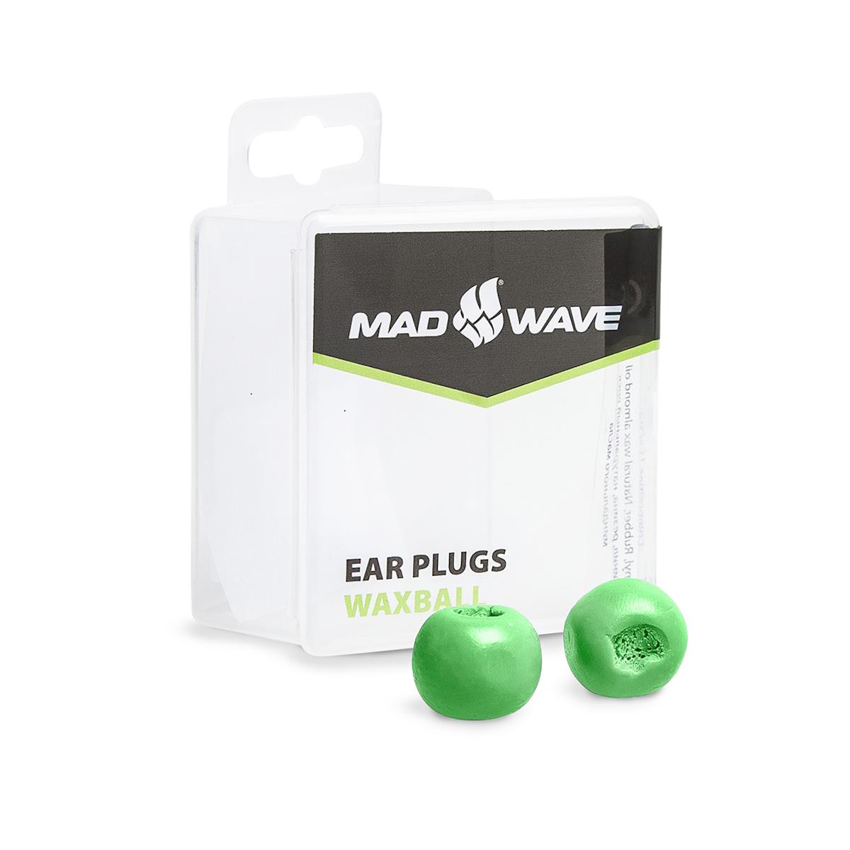 Mad Wave Waxball Ear Plugs - Green-0