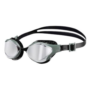 Arena Air-Bold Swipe Mirror Goggles - Silver / Dark Olive