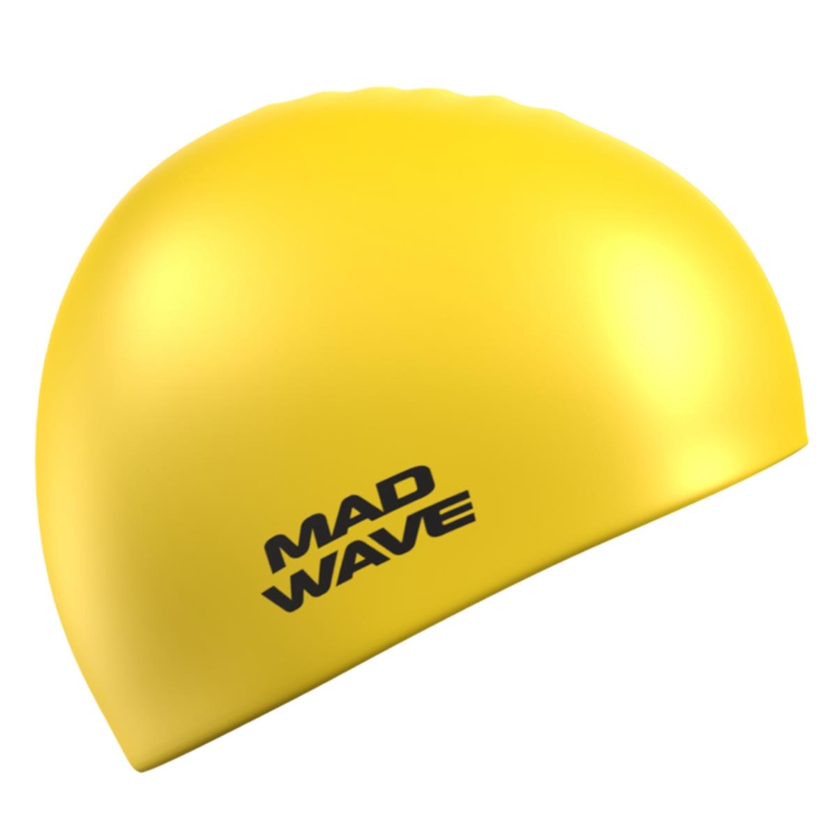 Mad Wave Intensive Big Swim Cap - Yellow-596044