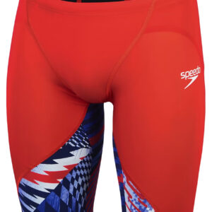 Speedo Fastskin LZR Ignite Jammer - Flame Red / Bolt / White