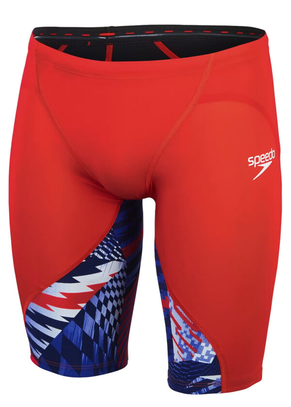 Speedo Fastskin LZR Ignite Jammer - Flame Red / Bolt / White