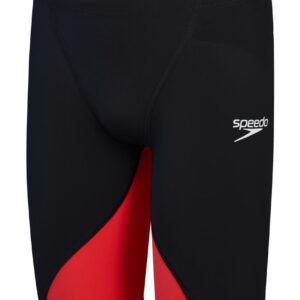 Speedo Fastskin Junior LZR Ignite Jammer - Black / Red - Front view
