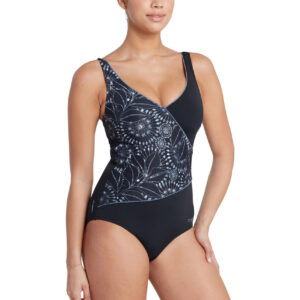 Zoggs Stellar Wrap Front Swimsuit