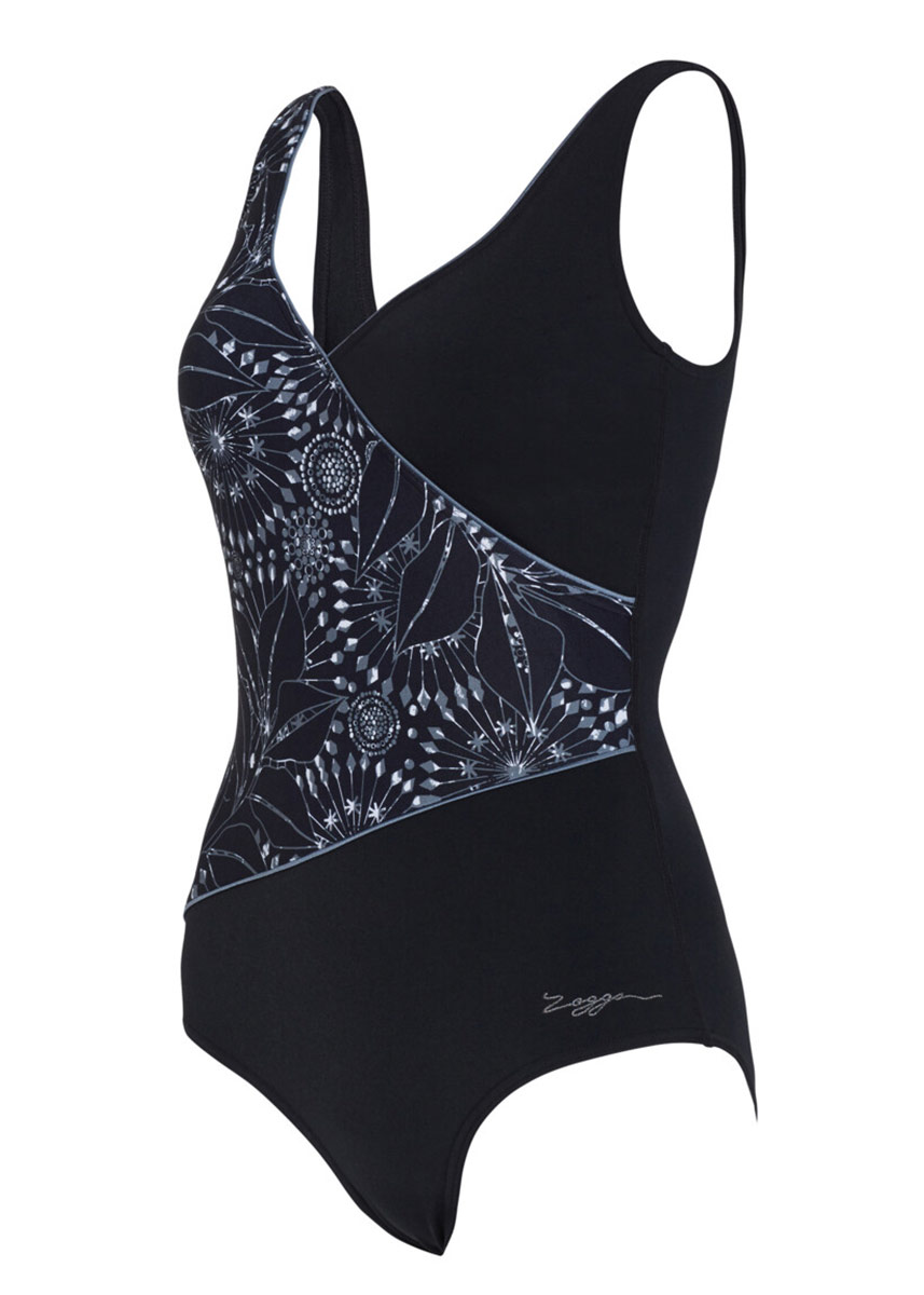 Zoggs Women's Stellar Wrap Front Swimsuit-601058