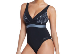 Zoggs Stellar Squareback Swimsuit - Front view