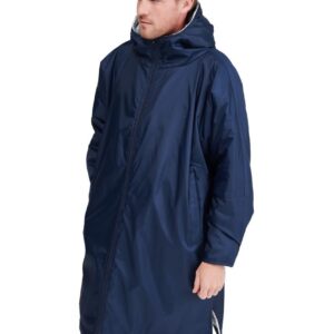 Finden + Hales One Size All Weather Drying Robe - Navy Blue-0