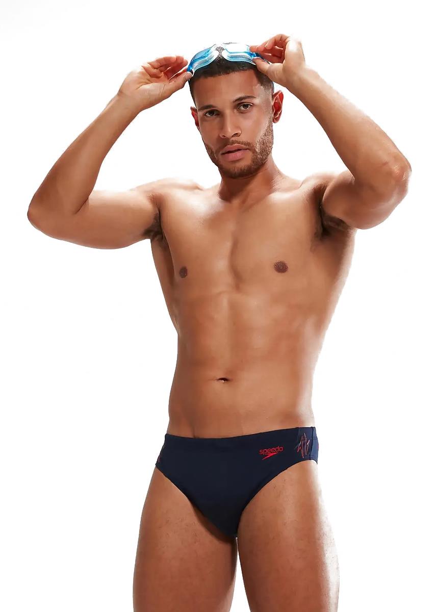 Speedo Hyper Boom Splice 7cm Brief - Navy Blue
