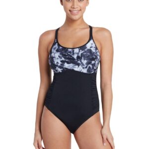 Zoggs Marble Multiway Swimsuit - Front view
