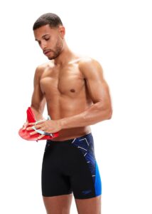 Speedo ECO END+ Splice Mid Jammer - Black/ Chroma Blue/ White