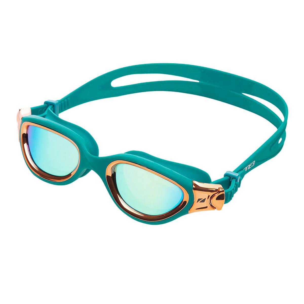 Zone3 Venator-X Swim Polarised Goggles - Teal / Cream / Copper