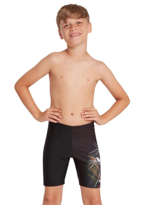 Zoggs Boys Shark Break Mid Jammer - Front view