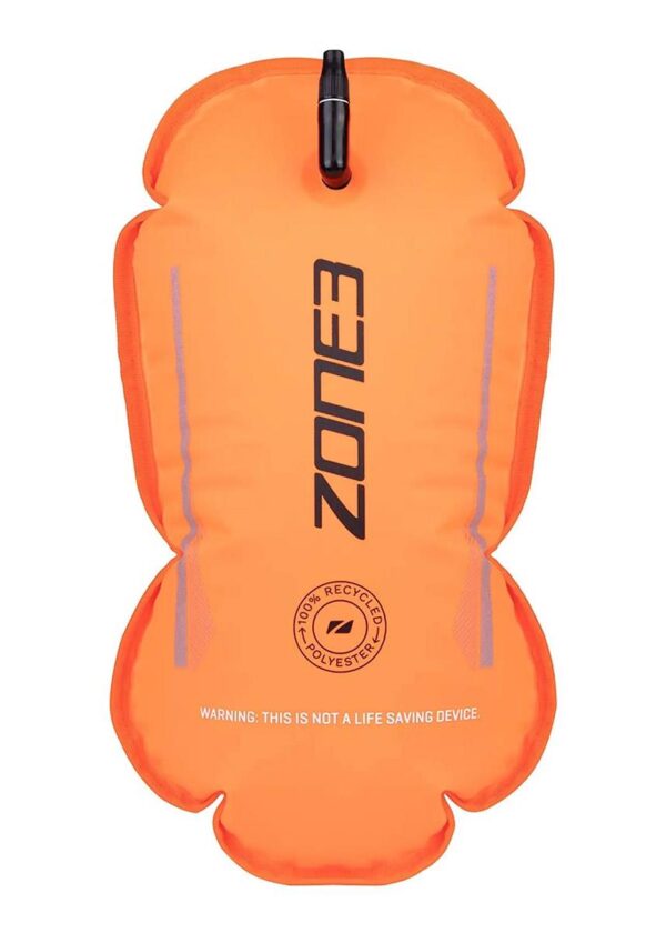 Zone3 Recycled Swim Safety Buoy/Tow Float - Orange