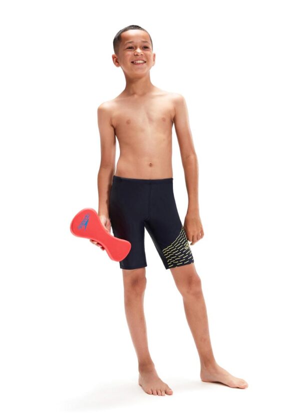 Speedo Boy's Medley Logo Jammer - True Navy/ Spritz-0