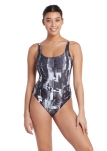 Zoggs Women's Shimmer Sleekback Swimsuit