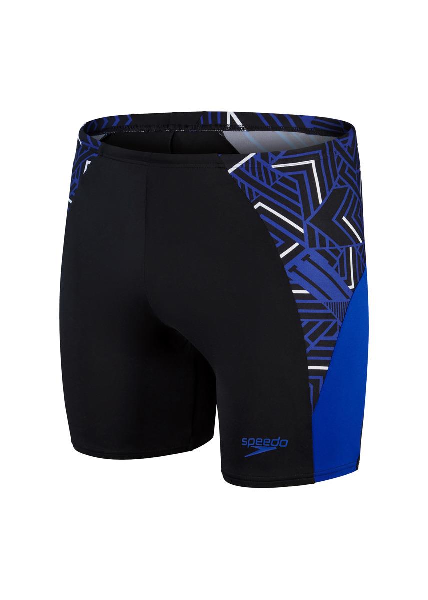 Speedo ECO END+ Splice Mid Jammer - Black/ Chroma Blue/ White-598824