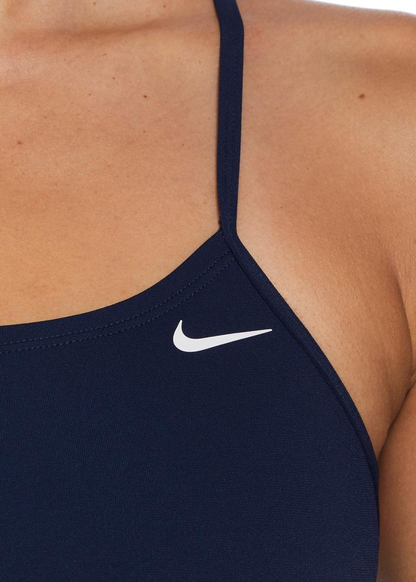 Nike Hydrastrong Solid Cutout One Piece Swimsuit - Midlnight Navy-598321