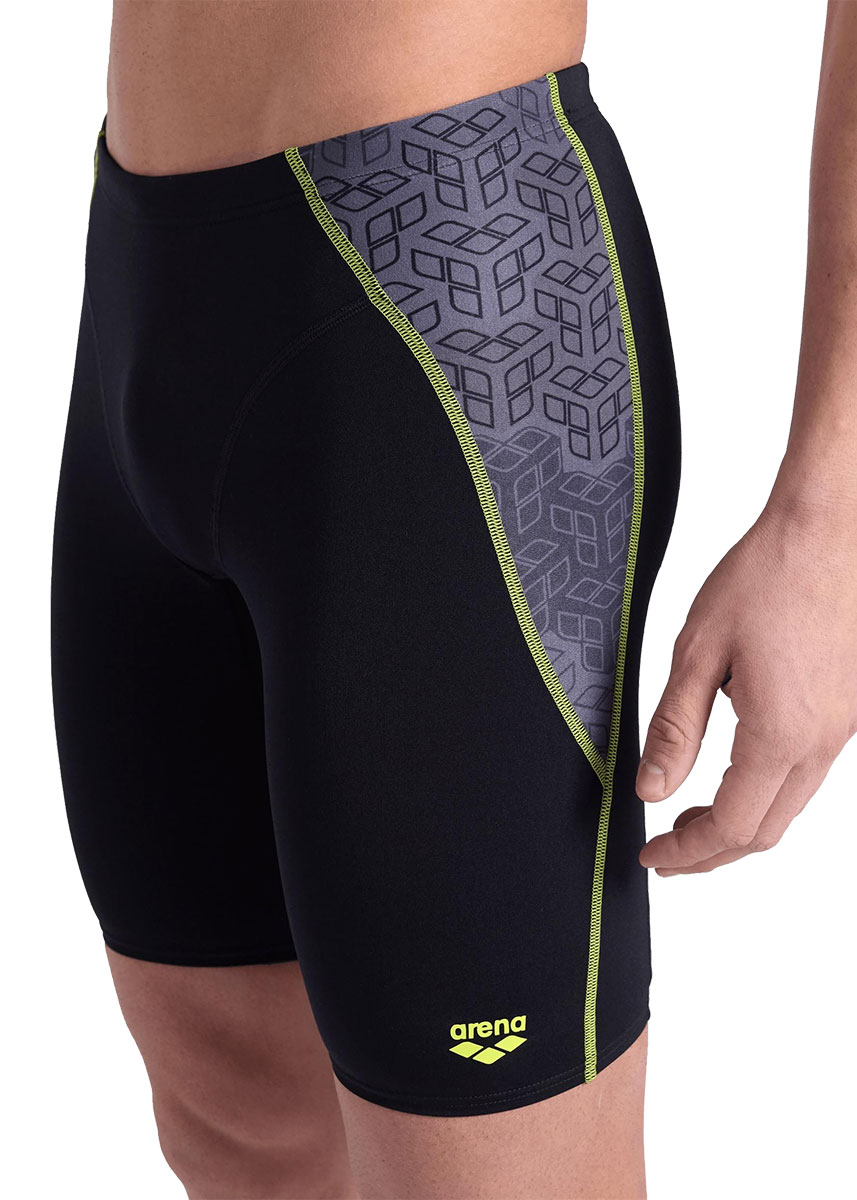 Arena Camo Kikko Jammer - Black / Black Multi - Front view