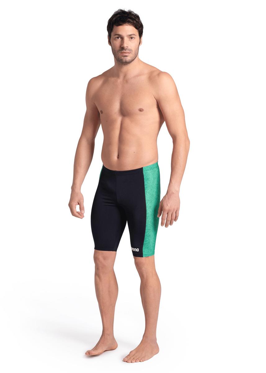 Arena Abstract Tiles Jammers - Black / Team Green-609503