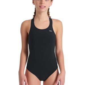 TYR MaxFit Durafast Elite Solid Swimsuit - Black-0