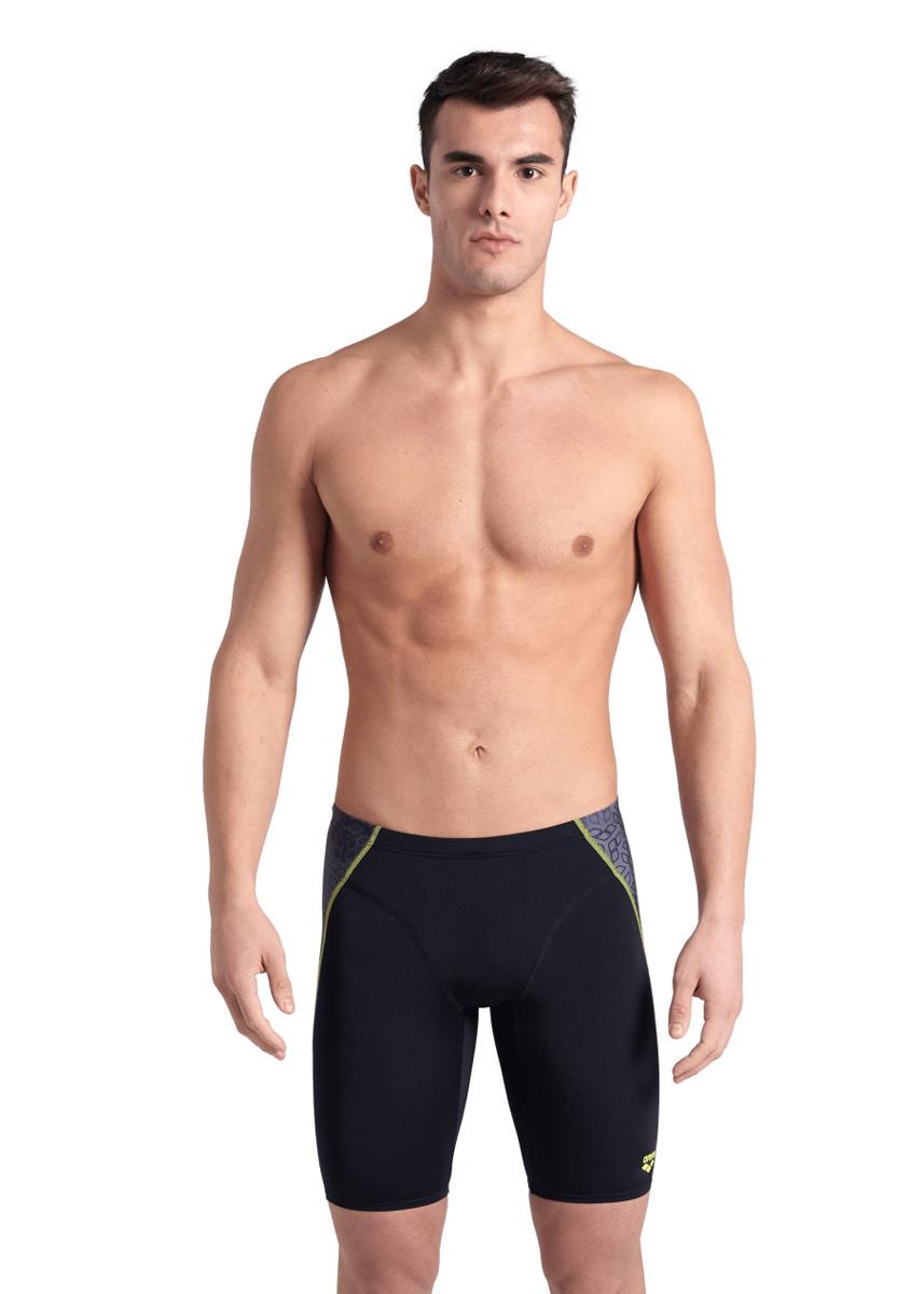 Arena Mens Camo Kikko Jammer - Black / Black Multi-600627