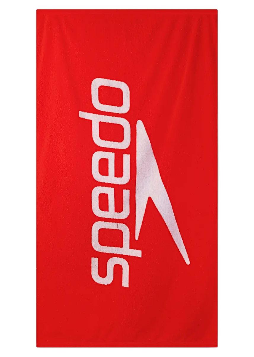 Speedo Logo Towel - Red / White-0