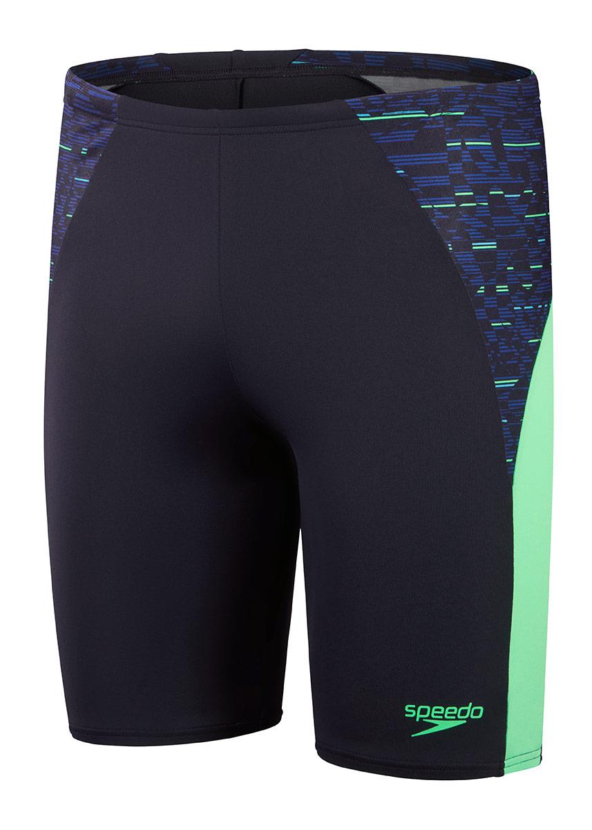 Speedo END+ MAX Splice Jammer - Navy / Green-601380