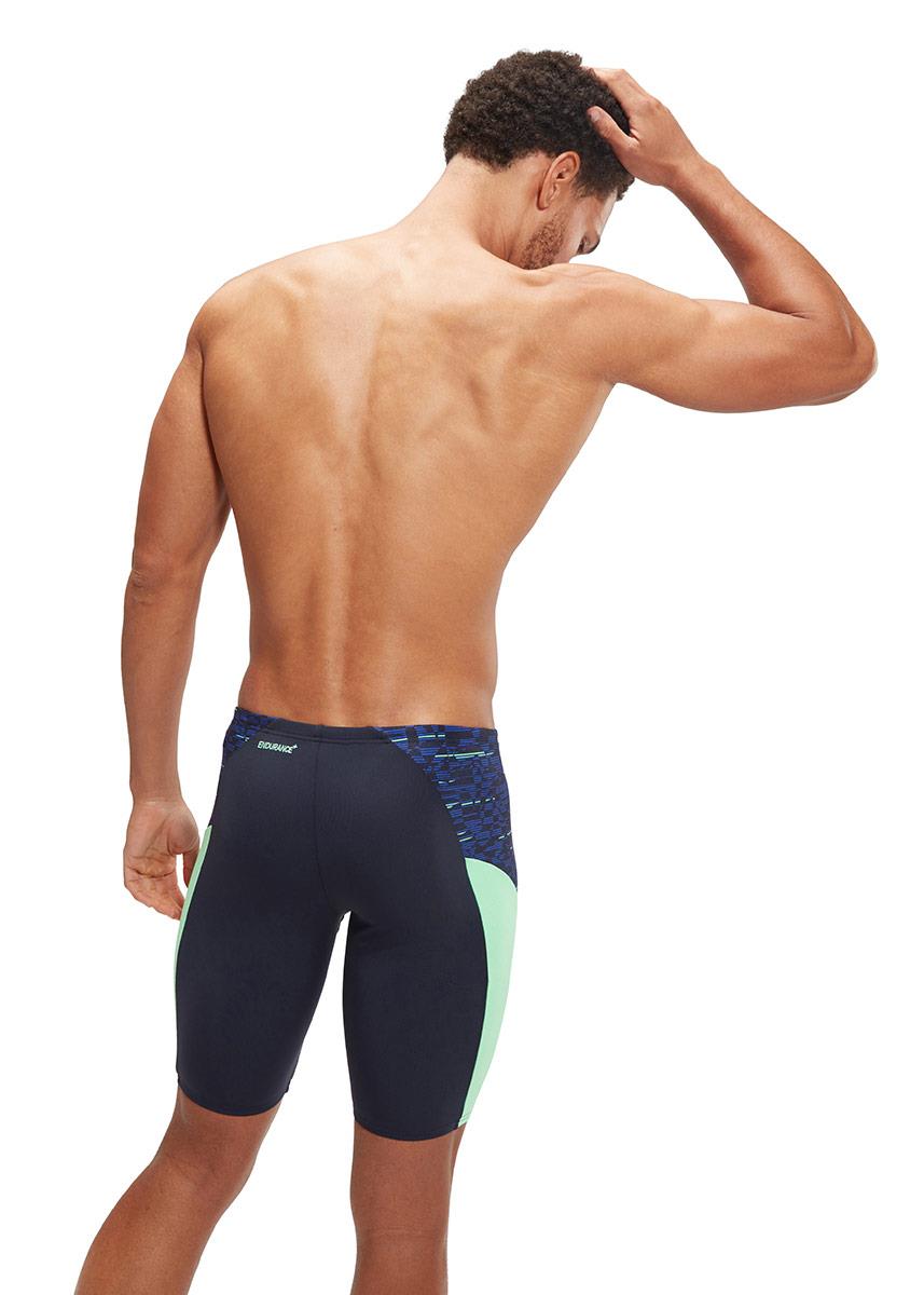Speedo END+ MAX Splice Jammer - Navy / Green-brand