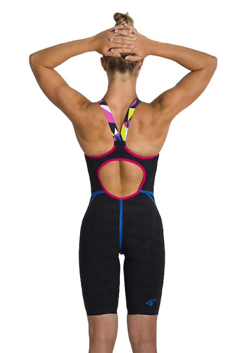 Jaked JKomp Open Back Kneesuit - Black / Blue-brand