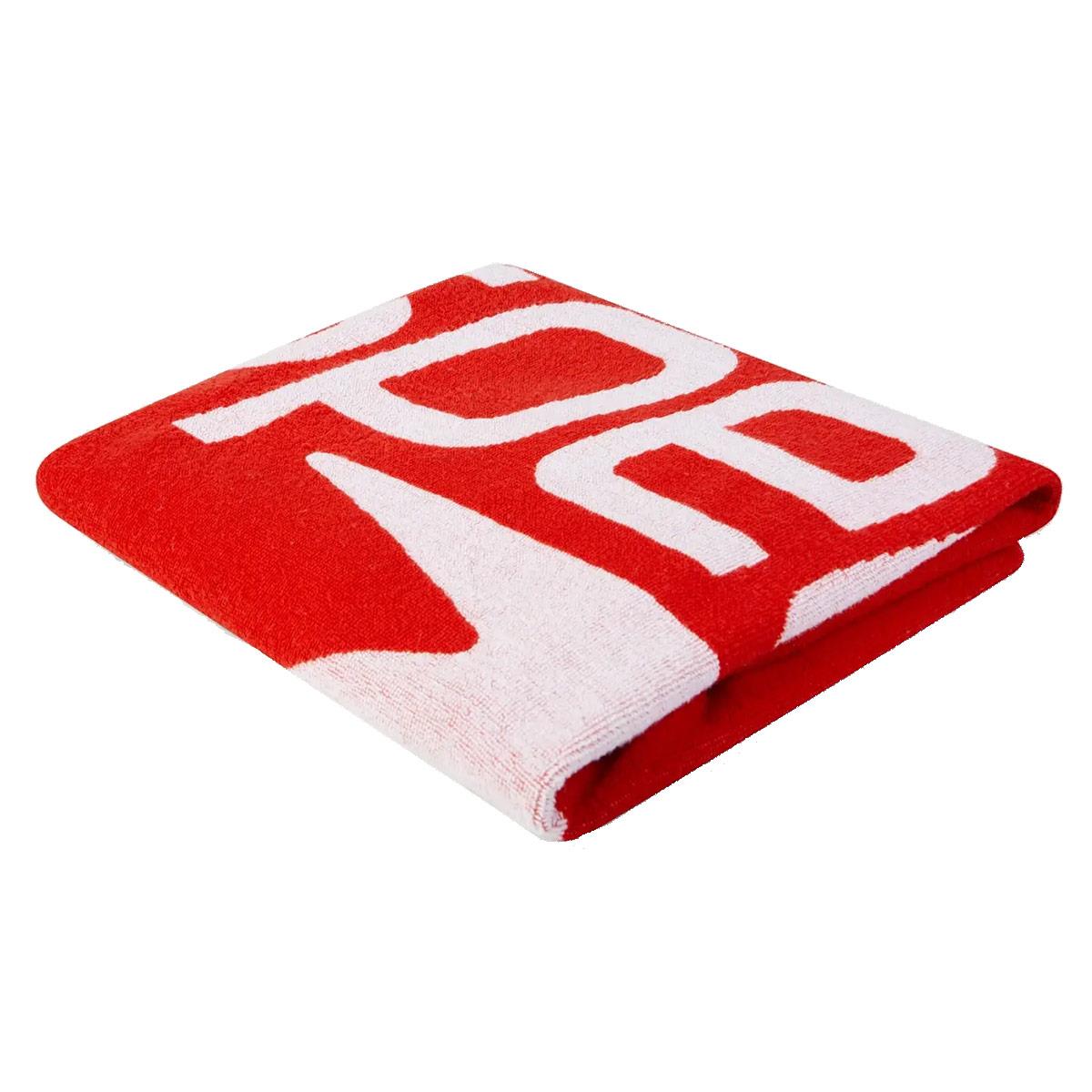Speedo Logo Towel - Red / White-599859