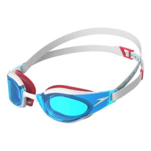 Speedo Fastskin Hyper Elite Goggles - Blue / White / Red