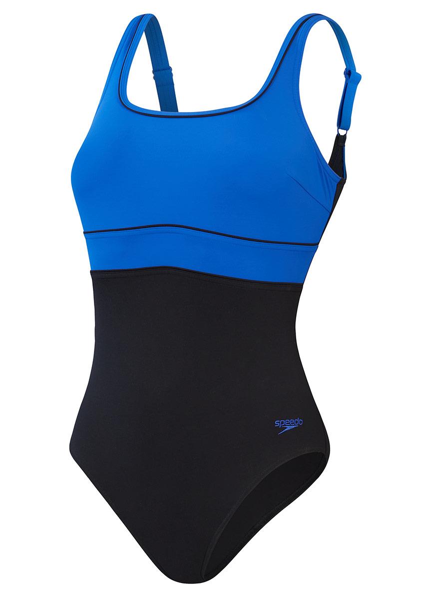 Speedo Shaping Contour Eclipse Swimsuit - Black / Blue-601920