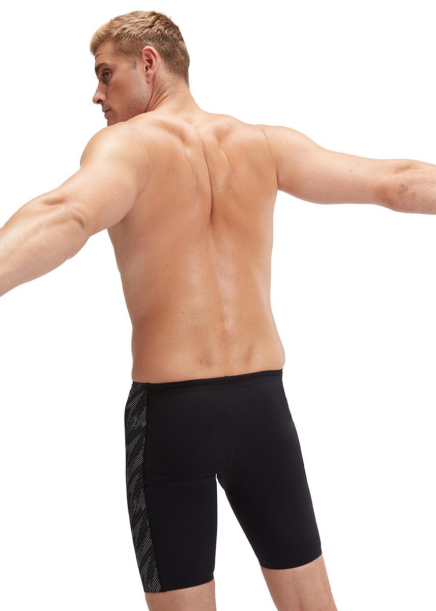 Speedo Mens HyperBoom Panel Jammer - Black / White-brand