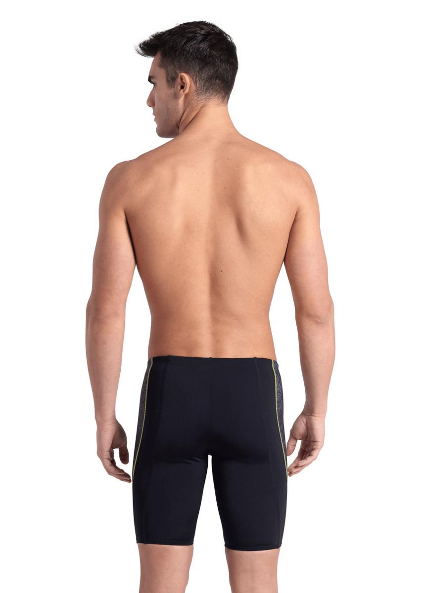 Arena Mens Camo Kikko Jammer - Black / Black Multi-600629