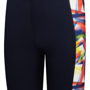 Speedo Boys Digital Panel Jammer - True Navy / Multi