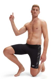 Speedo Mens HyperBoom Panel Jammer - Black / White