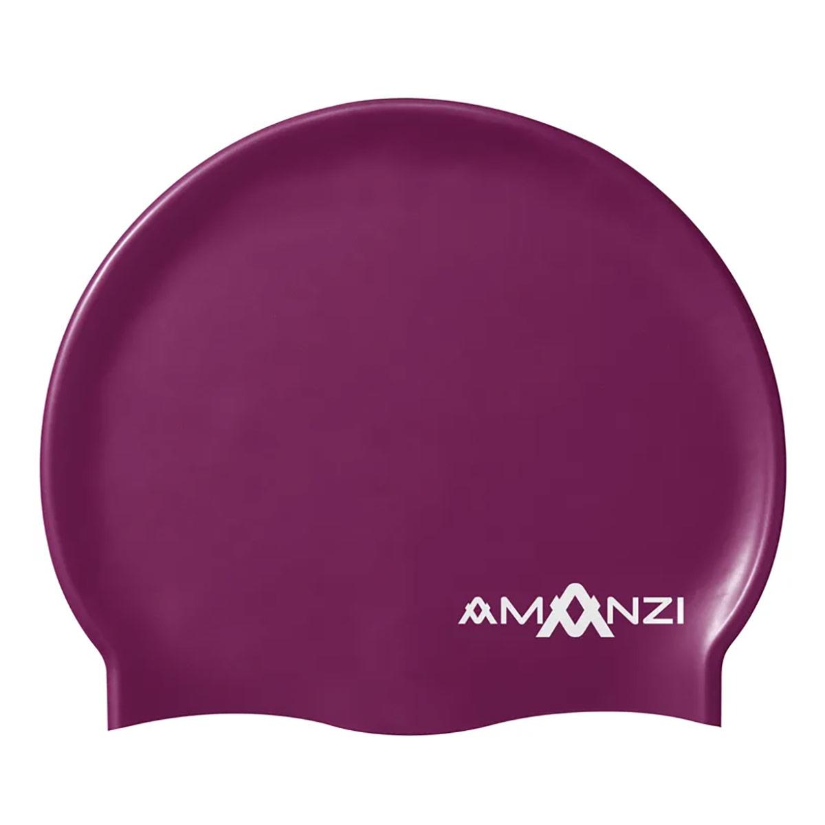 AMANZI Bordeaux Swim Cap-0