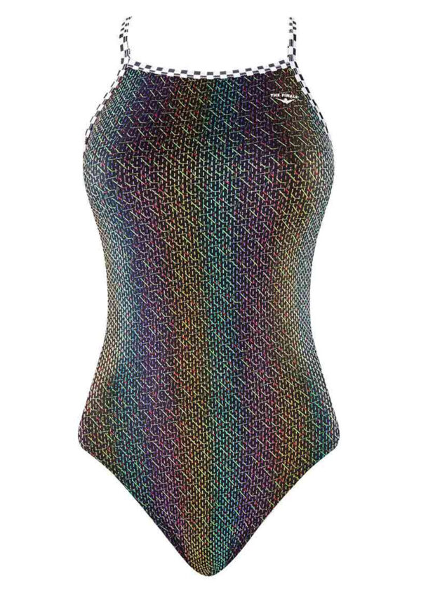 The Finals Kids Glitz and Glam Foil Swimsuit - Multi-0