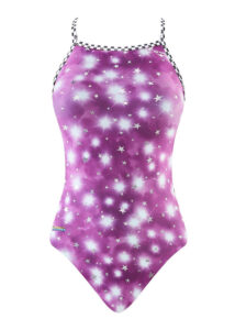 The Finals Kids Aries Foil Swimsuit - Purple