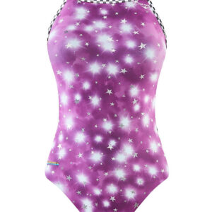 The Finals Kids Aries Foil Swimsuit - Purple