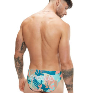 Speedo Mens 5 cm Escape Brief – Peacock / Coral / Tan / Blue / Taupe