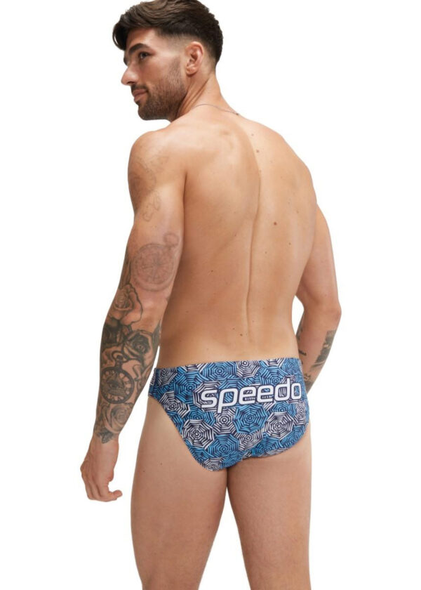 Speedo Mens 5 cm Escape Brief – Blue / White
