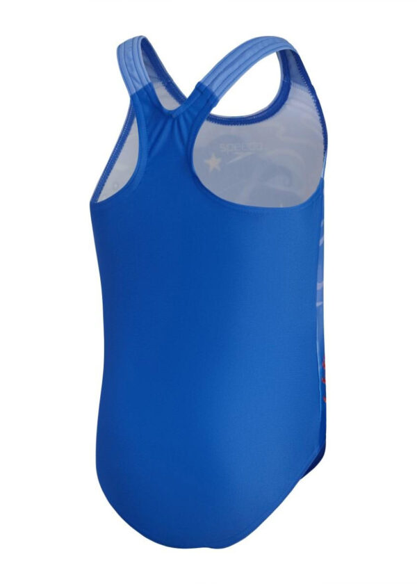 Speedo Girls Digital Printed Swimsuit – Cobalt / Blue