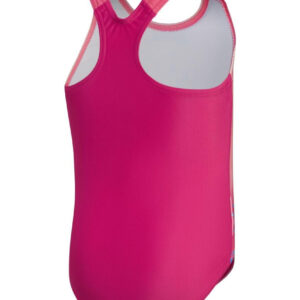 Speedo Girls Digital Printed Swimsuit – Pink / Coral