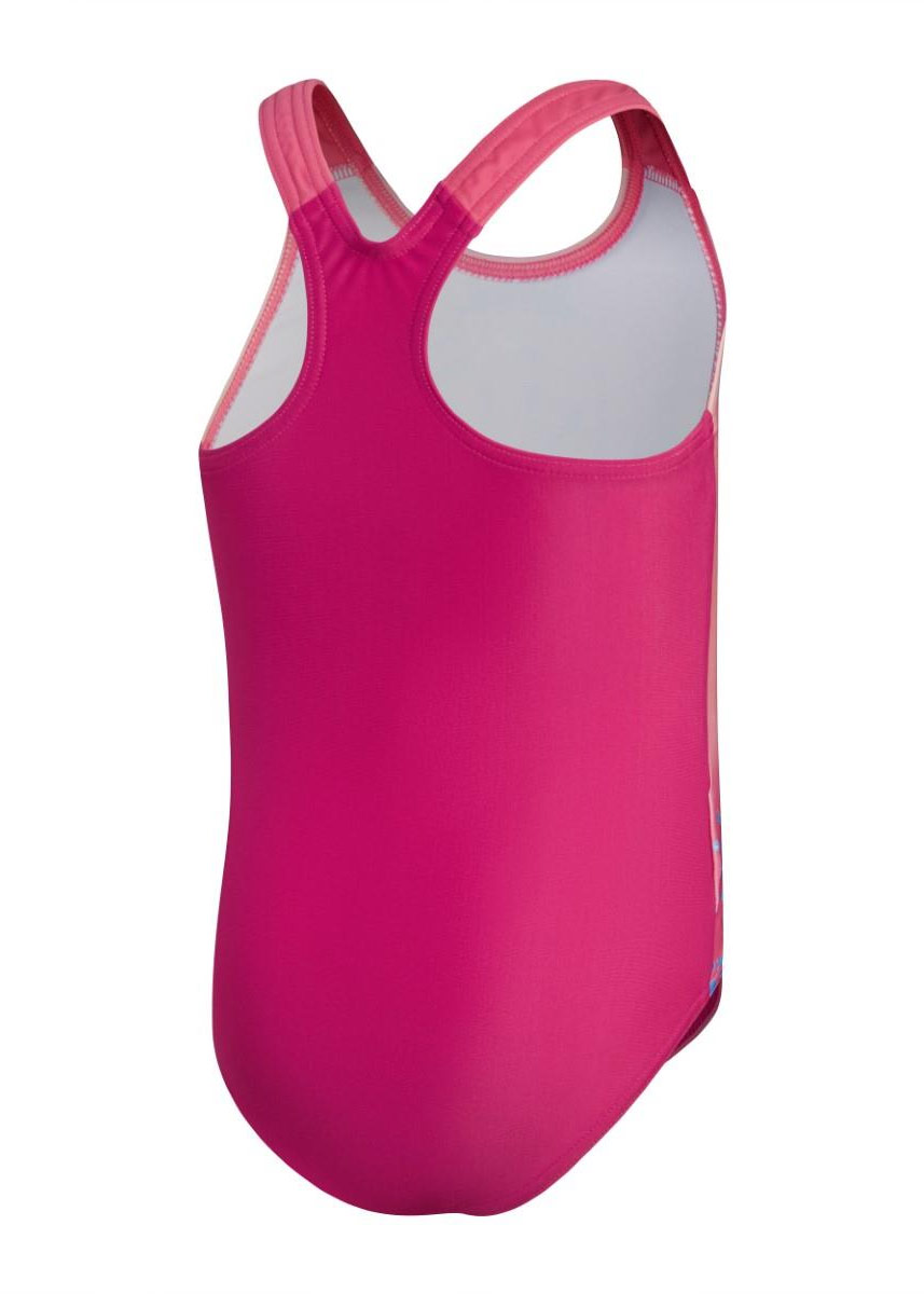 Speedo Girls Digital Printed Swimsuit - Pink / Coral-brand