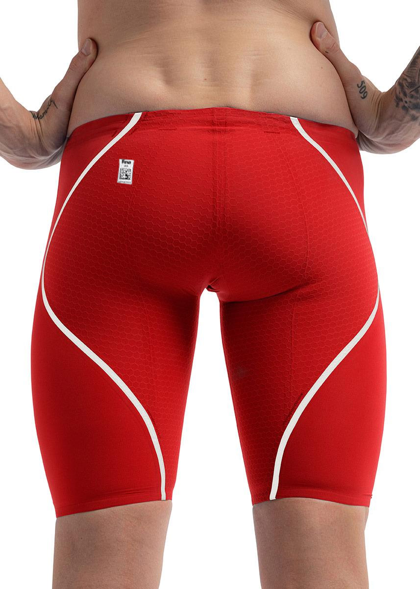 Speedo Fastskin LZR Pure Intent 2.0 Jammer - Flame Red / White-brand